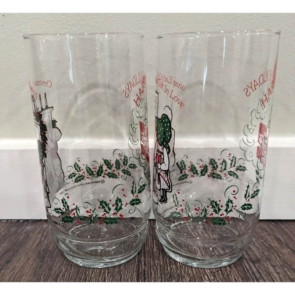 Vintage 1980 Holly Hobbie Coca Cola Christmas Deck the Halls Set